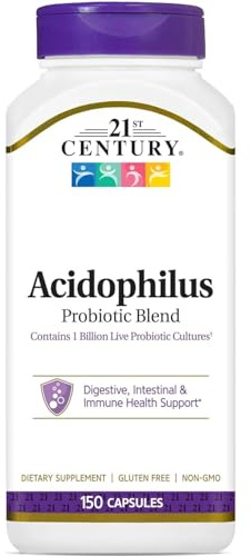 21st Century Acidophilus Probiotische Mischung, 150 Kapseln