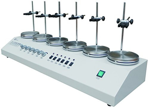 Hanchen HJ-6 6 Units Multi Unit Synchronous Magnetic Stirrer Hotplate Hot Plate Mixer