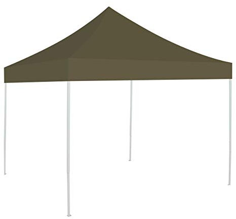 BenefitUSA G241-TAUPE - Cubierta para cenador Ez Pop Up de 10 x 10 pies, Cubierta de cenador de Patio, pabellón, plyester, Color Gris Pardo
