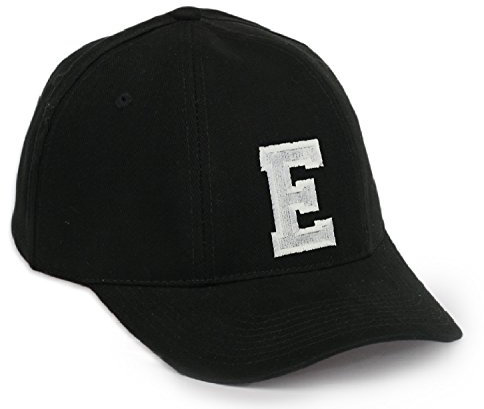 Baseball Mütze Cap Caps A-Z schwarz Snapback with Adjustable Strap Snap Back LA (E)