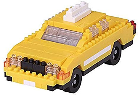 nanoblock NBH-114 - New York Taxi, Minibaustein 3D-Puzzle, Sights to See Serie, 180 Teile, Schwierigkeitsstufe 2, mittel