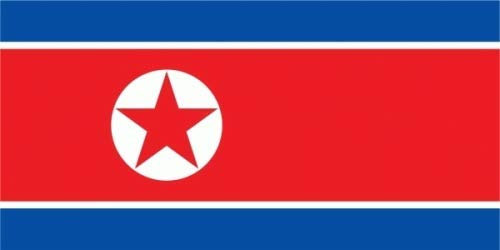 BU UB FahnenMax – Bandera Corea del Norte 90 cm x 150 cm NUEVO.