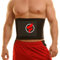 Fitru Taillentrimmer, Sauna-Gürtel für Damen und Herren, Taillentrainer, Bauchwickel, Schwarz