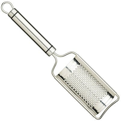 Kitchen Craft - Râpe à Fromage Fine Professionnelle en Inox, 21 cm - Couleur Argent