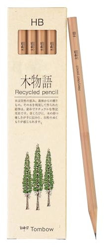 Tombow LA-KEA-HB Crayon écologique à base de résidus de bois, dureté HB