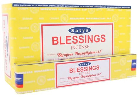 Satya 01475 Blessings Incense Sticks, 1 Packs x 15g