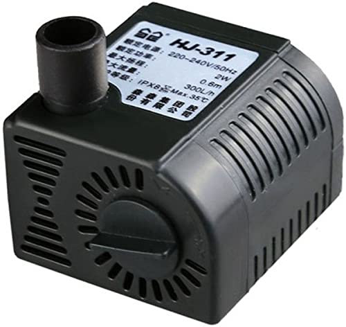 SunSun HJ-311 ECO Mini Pompe à eau 300l/h 2W Pompe d’aquarium Économie d'énergie Débit réglable Moteur silencieux Eau douce Eau salée Étang Aquariophilie