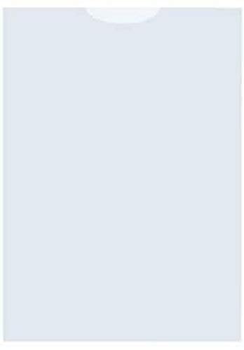 Kangaro U-hülle A6 PP 120 micron transp.genarbt 25St., 15.9x11.7x0.9