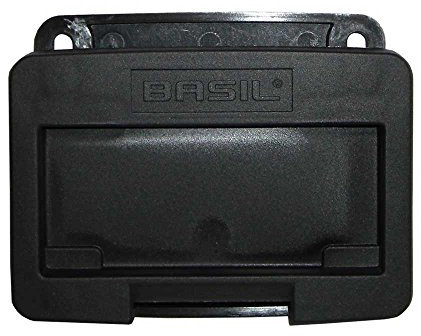 Basil Adapterplatte f. VR-Körbe anthrazit 70158 Fahrrad