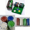 ADEPTNA Professional Casino Style 200 Piece Texas Hold'em Poker Game Play Set -Comes in Tin Box