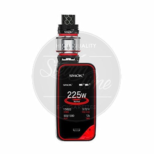 SMOK X-PRIV 8ml 220W TC Kit inkl. TFV12 Prince Tank Farbe Schwarz-Rot