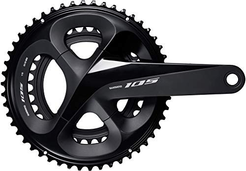 SHIMANO BIELAS 105 175MM R7000 11V 52/36 Negro Ciclismo Unisex Adulto