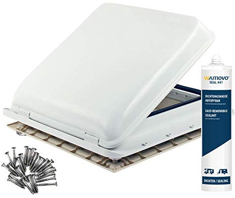 Fiamma - Finestra per tetto, 40 x 40 cm, colore: Bianco