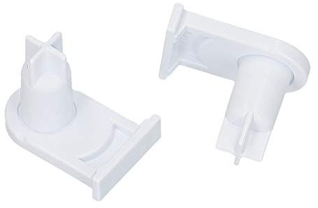 LUTH Premium Profi Parts 2x Türscharnierbuchse Buchse Türscharnier Halterung kompatibel mit Bosch Siemens 00169301 für Kühlschrank Gefrierschrank Tür