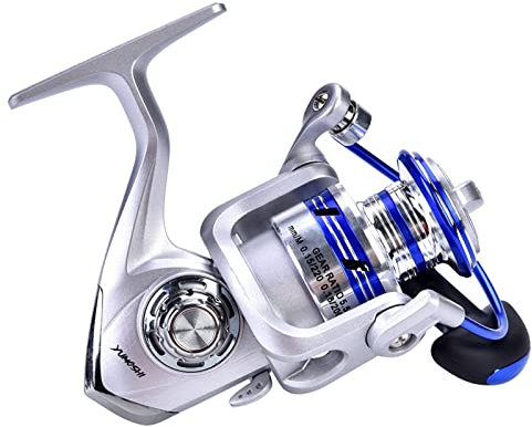 Alomejor Angelrolle Rad Faltbare Salzwasser-Spinnrolle mit Korrosionsschutz 2000 3000 4000 5000 Series