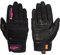 Furygan JET D3O Lady - Damen-Motorradhandschuhe- Handfläche aus 100 % Leder - Taktil - Komfort - Sommerhandschuhe - Atmungsaktiv & leicht - Mittelhandschutz D3O d30, Schwarz-Pink
