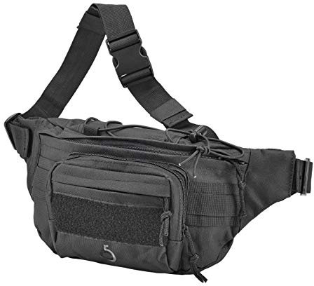 DEFCON 5 OUTAC Marsupio TATTICO Molle Porta Pistola Nero OT-MSP01 B
