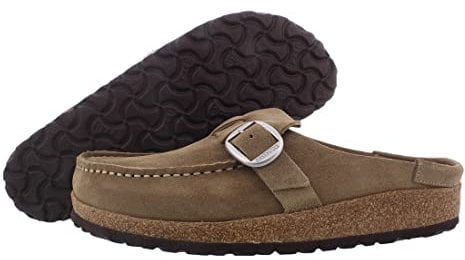 Birkenstock Womens Buckley Gray Taupe Suede 37 N EU Women's 6-6.5 US