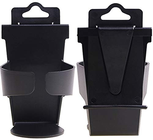 2 Stück Autogetränkegestell Universal Autogetränkhalter Wasserbecherflaschen-Dosenhalter Türhalterung Kaffeegetränke und Getränkedose Veranstalter Korb Auto Styling, Auto-Becherhalter