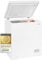Exquisit® Congelador Horizontal, 142L, Clase F, Color Blanco, Mantiene Alimentos sin Corriente 10 Horas, Enfriamiento Rápido, 1 Cesto, Tirador Externo, Consumo 228 kWh/año, Medidas 84,5x70,5x55 Cm.