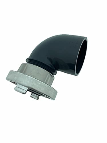 Rohrbogen 90° Storzkupplung C, Bogen Storz Auslaufbogen PVC