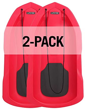 Lifetime Premium Snow Sled, 48, 2 Pack