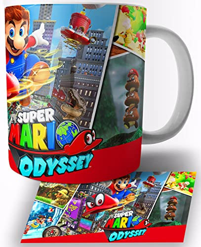TusRelojes Super Mario Odyssey Tasse en Céramique Blanche 325ml Mug