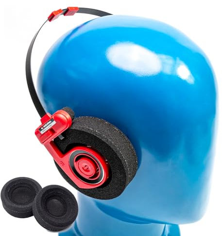 Voarmaks Great Size Over Ear Pads Compatible with Koss Portapro Porta Pro Ksc75 Kph40 Kph30i Headphone Headset Earpad Sponge Cushion Replacement Foam Pad Covers (Large Size On Ear Pads)