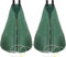 Hydrogarden 2 Baumbeutel Bewässerungsbeutel für Bäume zur langzeit Bewässerungssystem | Robuster 75 Liter Wassersack/Bewässerungssack, aus UV beständigem PVC, Planzunterstützung für heiße Somme