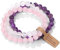 Risyfjew 3 PCS Healing Crystal Bracelets for Women 8mm Natural Stone Beaded Stretch Bracelet Amethyst Jewelry Gifts, 8 mm, Beaded,Beads, no gemstone