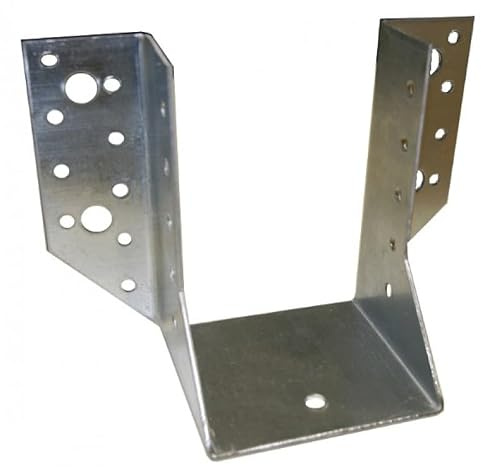 Balkenschuh mit Zulassung für Balken 100x140mm, Stahl feuerverzinkt 1 Stück Balkenverbinder Verbinder Metallschuh