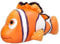 Boland 52176 - Aufblasbarer tropischer Fisch, 53 cm, Clownfisch, Wasserspielzeug, Dekoration, Party Deko für Pool, Sommerfest und Mottoparty