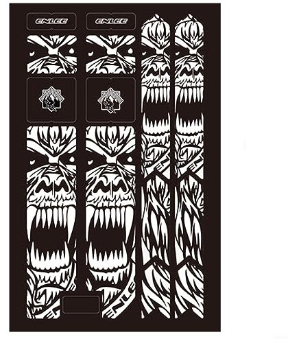Bike Frame 3D Car Stickers Personalized Front Fork Protection Stickers Anti-skid Motorcycle Stickers For Bikes, Carts