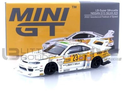 MINI GT 1/64 MGT00618-R Nissan S15 Silvia LB-Super Silhouette 2022 Diecast Modelcar