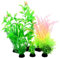 Fayvosiue Aquarien mit Pflanzen und wasserpflanzen mit bunten aquariumzubehör