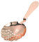 QUARKZMAN Julepe Colador, 1ud - Inoxidable Acero Cóctel Colador, Bar Colador para Bebidas, Colador Cuchara para Bartender (Rosa Oro, 175mm)
