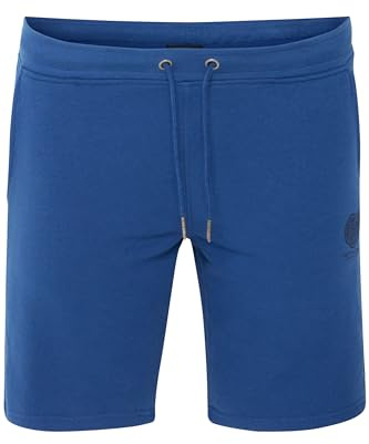 Blend Herren Shorts Sweatshorts Kurze Hose mit Eingrifftaschen Kordel Baumwollmischung, Größe:5XL, Farbe:Navy Peony (194029)