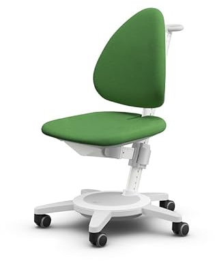 Moll Maximo Kinderschreibtischstuhl | mitwachsend & ergonomisch mit individuell Verstellbarer Sitzfläche und Rückenlehne | Drehstuhl ideal für Schulkinder | langlebig & hochwertig | Made in Germany