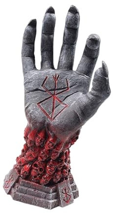 Perfeclan Halloween Figurine Ornament Gott Rechte Hand Bücherregal Handwerk Controller Unterstützung Halter Rack Spooky Berserk Hand Gott