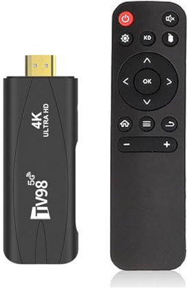 Gevvnss TV98 RK3228 4K TV Stick,Android 12.1 OS 16+256GB TV Box Support 2.4G 5G WiFi,Black