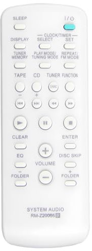 RM-Z20066 Ersatzfernbedienung für Sony Stereoanlage RM-Z20066