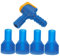 SUPVOX 1 Set Fahrrad Wasserbeutel Zubehör Wasserflaschen Trinkschlauch Adapter Wasserblasenkappe Silikonstopfen Wasserflaschen Adapter Trinkblase Beißventil Flaschenadapter Blau Pp