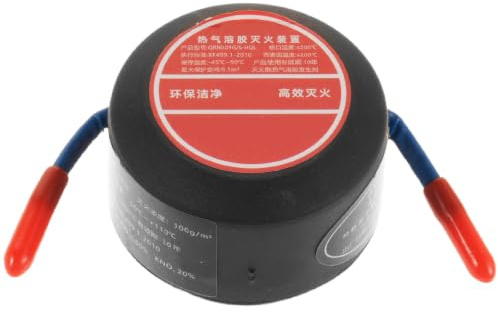 UTHCLO Estintore Automatico Auto Aerosol 10g per Vano Motore | Protezione per Garage, Barca e Auto, Lega di Alluminio, Attivazione Automatica, Estintore Casa Incluso