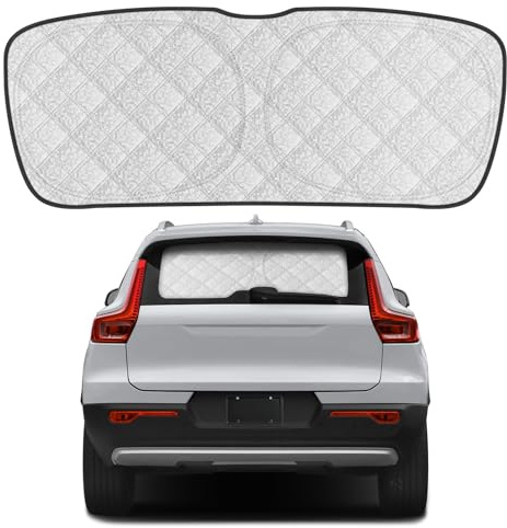 Sonnenschutz Heckscheibe Kompatibel mit Volvo XC40 2018-2026, Auto Sonnenschutz Hinten Windschutzscheibe Innen, Faltbar Sonnenschirm UV Schutz Reflektierender Sonnenschutzfolie