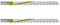 wolfcraft Lama per seghetti alternativi HCS, attacco a U I 3537000