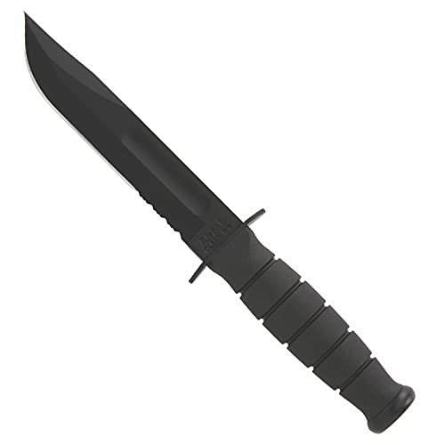 Short Ka-Bar Black, Kydex Sheath, 5.25 in., ComboEdge