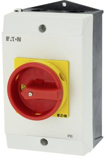 Eaton 207298 main switch, 3-pole + N, 25 A, emergency stop function, lockable in 0-position, assembly