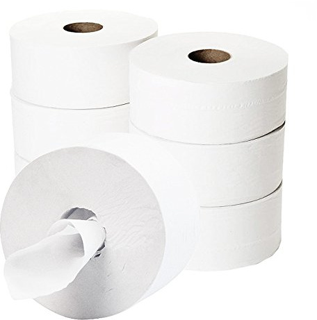 Northwood Hygiene 2-Ply White Centre Feed Rolls 150m Pack of 6 – 186mm Commercial Paper Towel Rolls for Dispensers, Strong Absorbent Cleaning & Hand Drying Roll for Kitchen, Workshop & Washroom