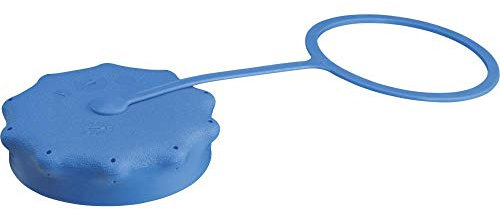 Raccord union 105 mm pour bidon à col large, bleu, complet, 2 pièces