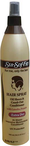 Sta Sof Fro Oil Sheen and Comb Out Conditioner Extra-Dry Hair Spray, 500 ml